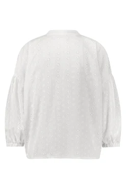 Abbie flower embroidery blouse -|Studio Anneloes Clearance