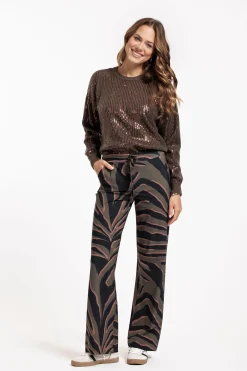 Abigail zebra trousers -|Studio Anneloes Hot
