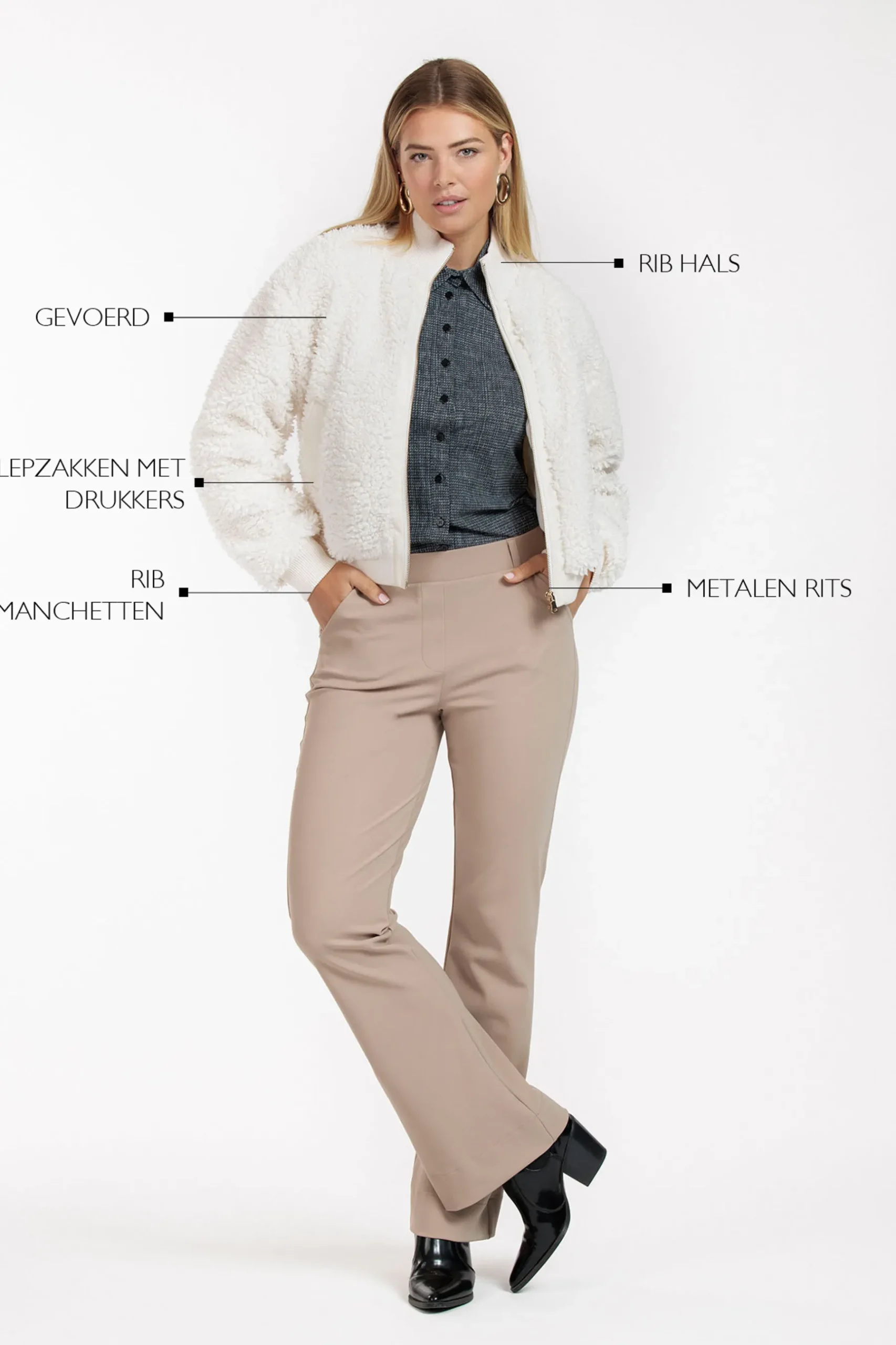 Alida teddy jacket -|Studio Anneloes Best
