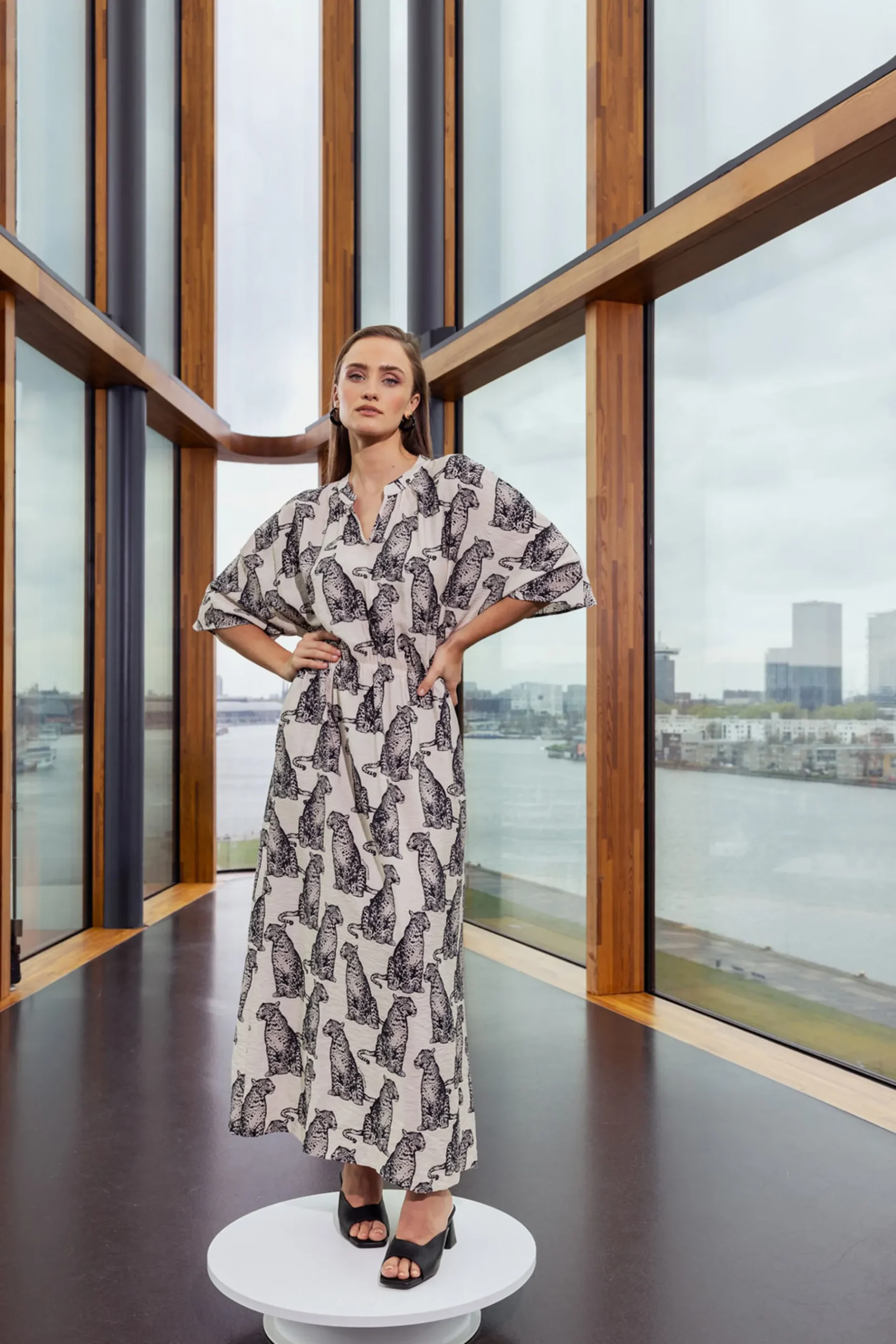 Alina panther dress -|Studio Anneloes Fashion