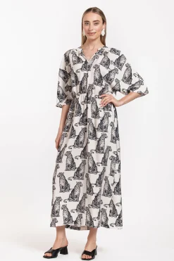 Alina panther dress -|Studio Anneloes Fashion
