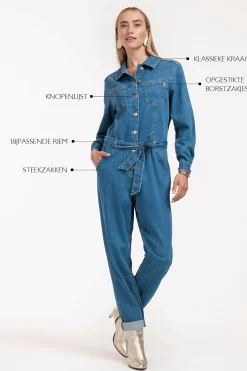 Ariane denim jumpsuit -|Studio Anneloes Clearance