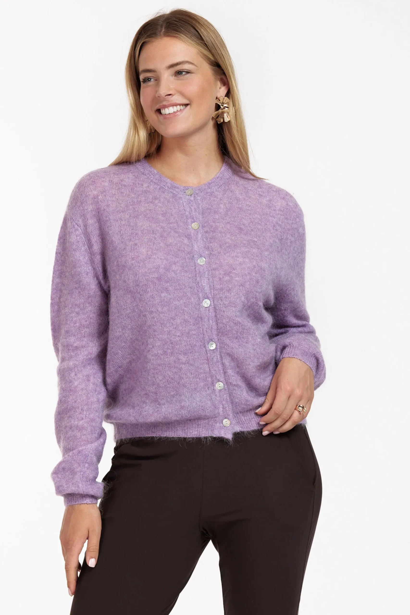 Bibi mohair cardigan -|Studio Anneloes Sale