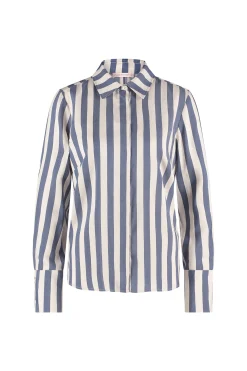 Birdy stripe blouse -|Studio Anneloes Hot