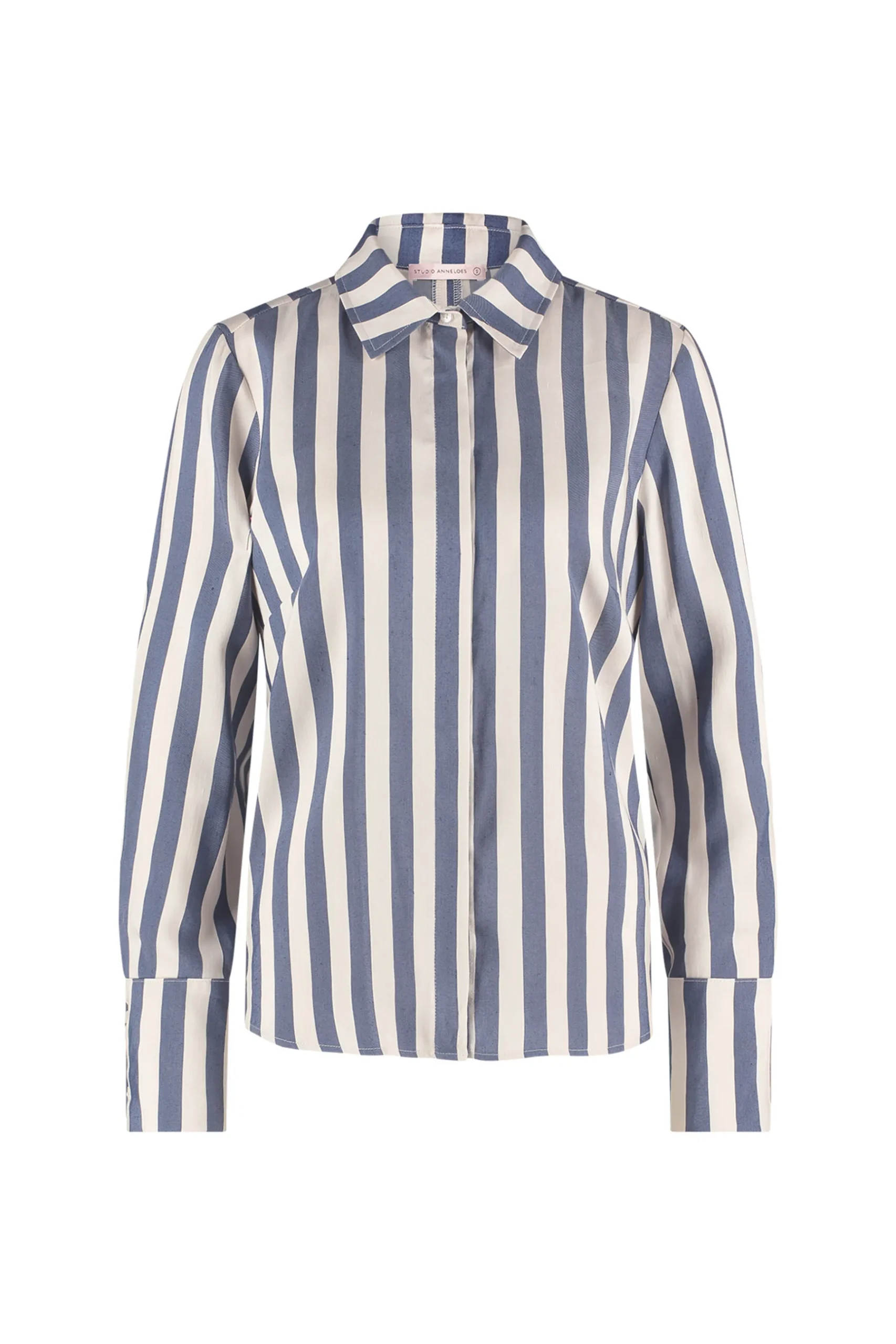 Birdy stripe blouse -|Studio Anneloes Hot