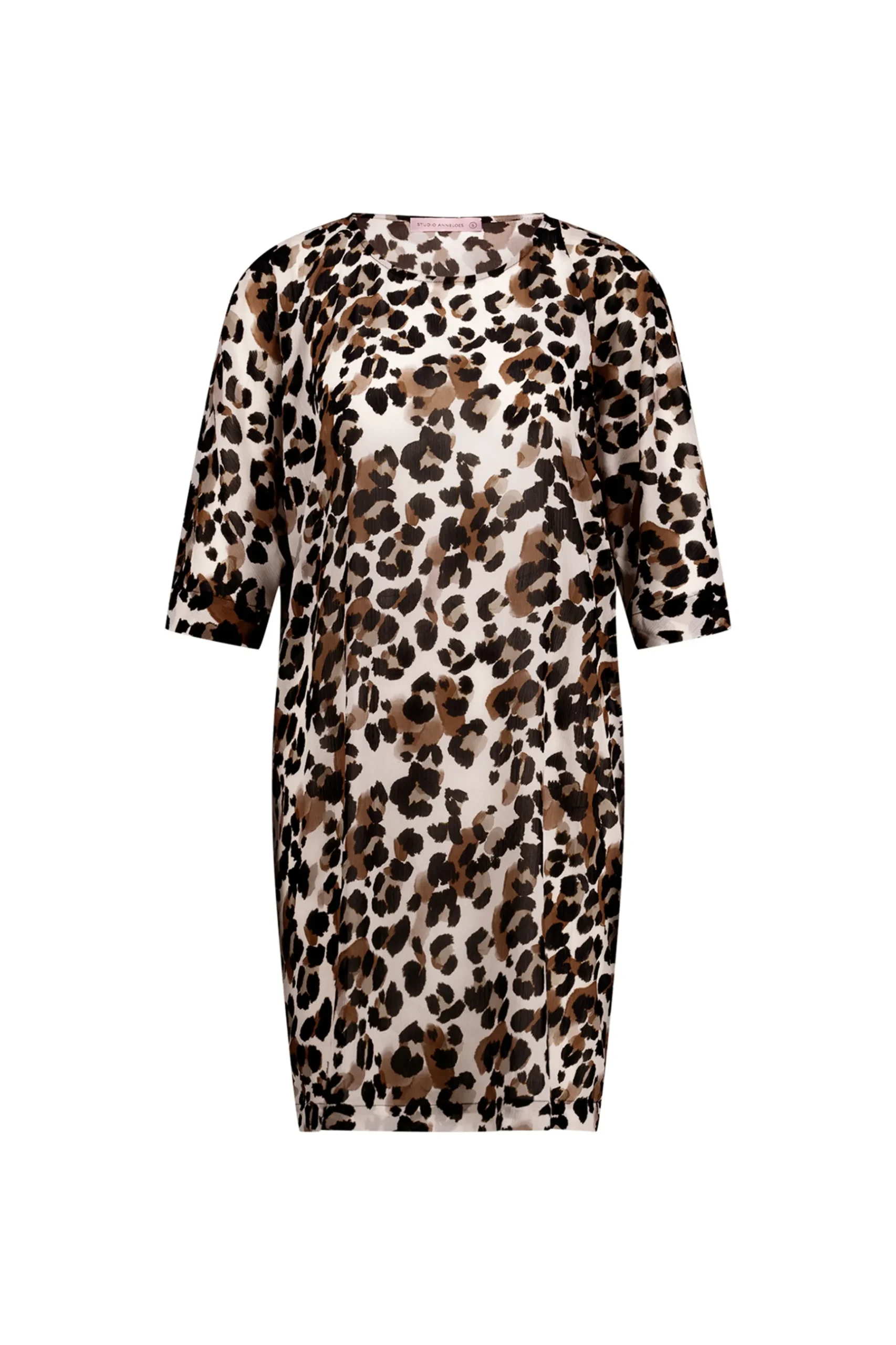 Birgit leopard crepe dress -|Studio Anneloes Discount
