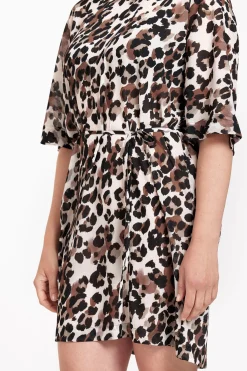 Birgit leopard crepe dress -|Studio Anneloes Discount