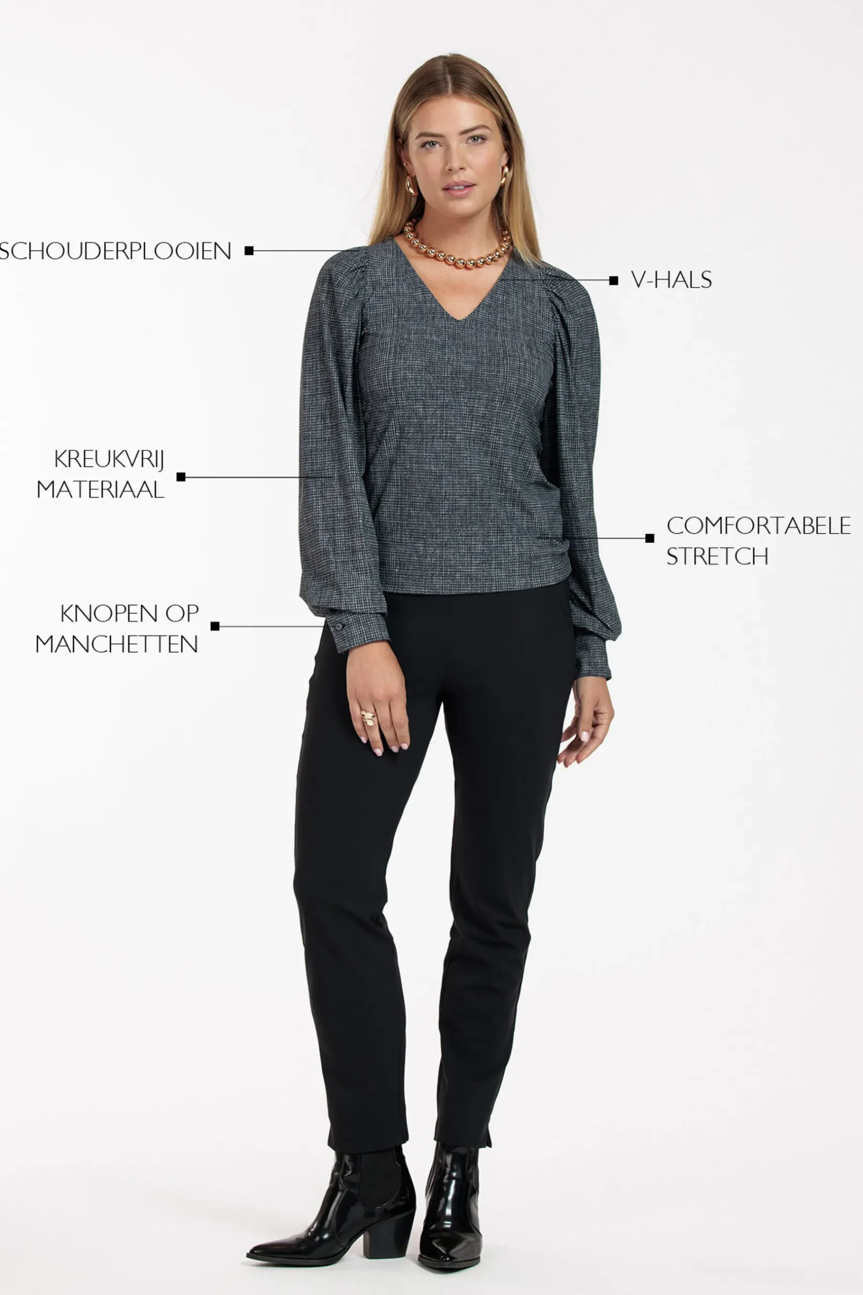 Bodi tweed top -|Studio Anneloes Hot
