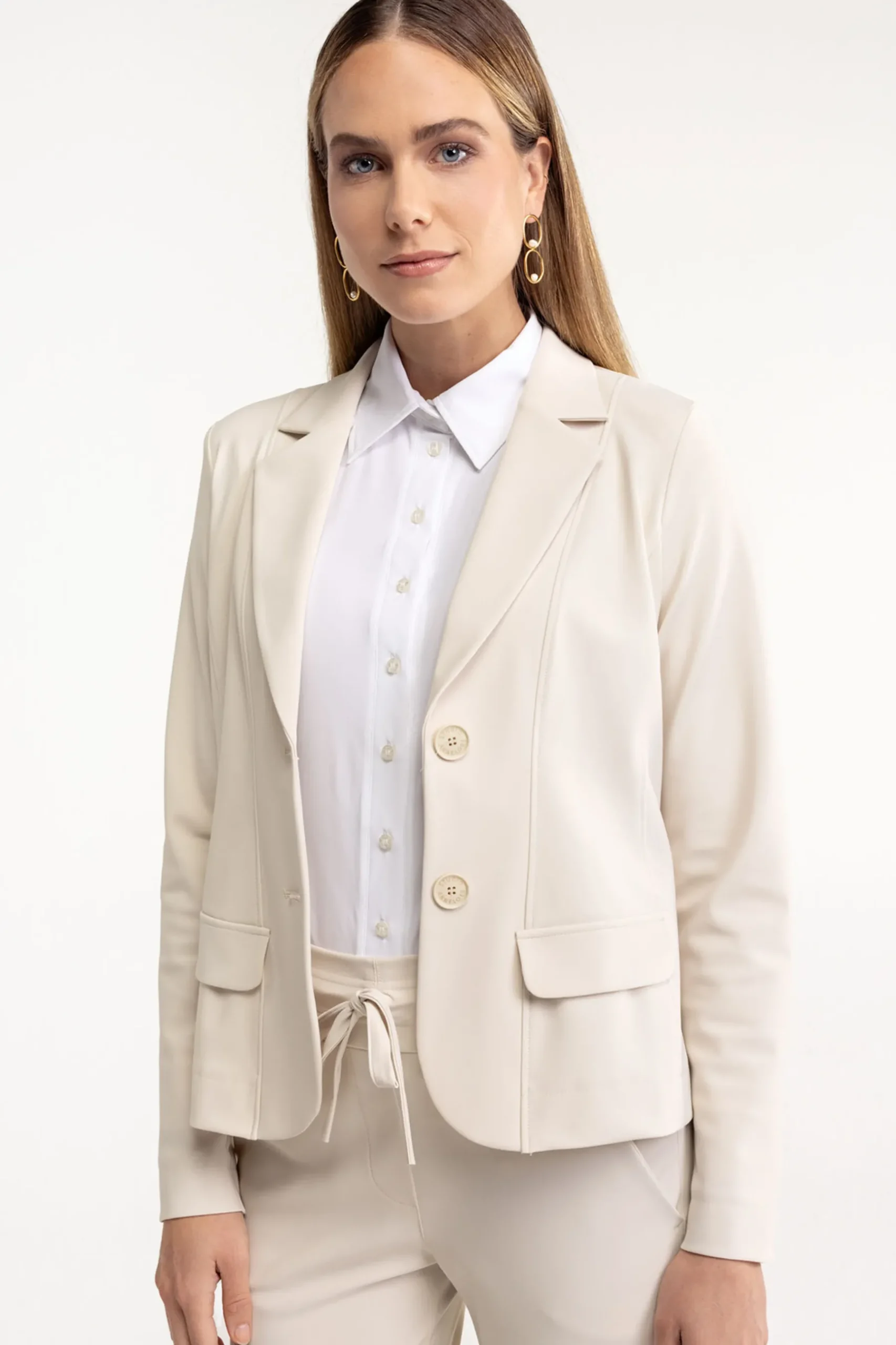 Bright bonded blazer -|Studio Anneloes New