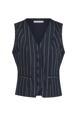 Bruno gold stripe gilet -|Studio Anneloes Online