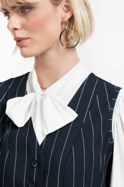 Bruno gold stripe gilet -|Studio Anneloes Online