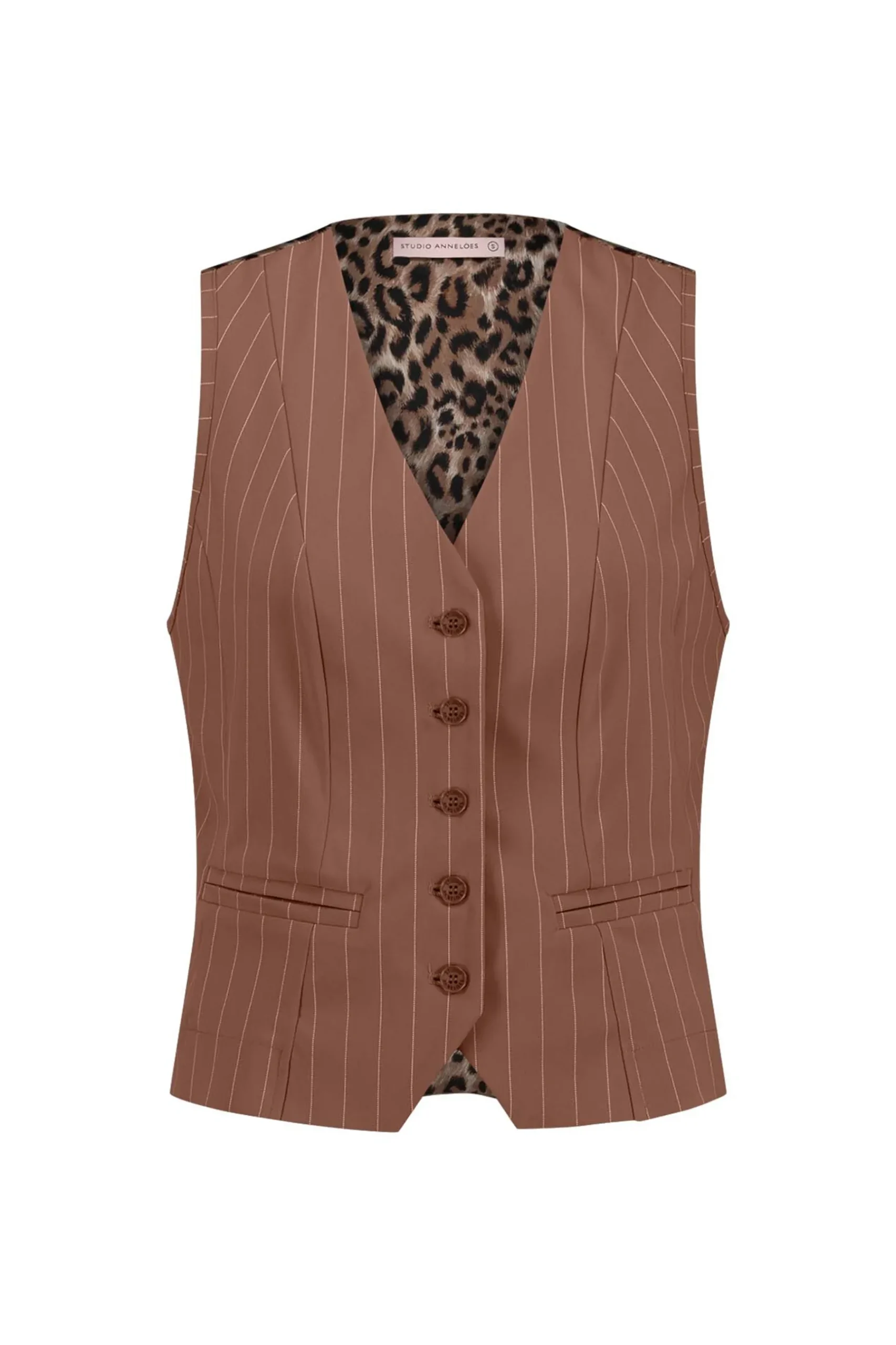 Bruno pinstripe gilet -|Studio Anneloes Discount
