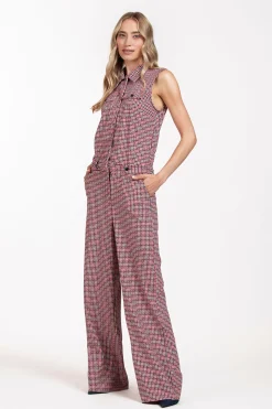 Burnice check jumpsuit -|Studio Anneloes Sale