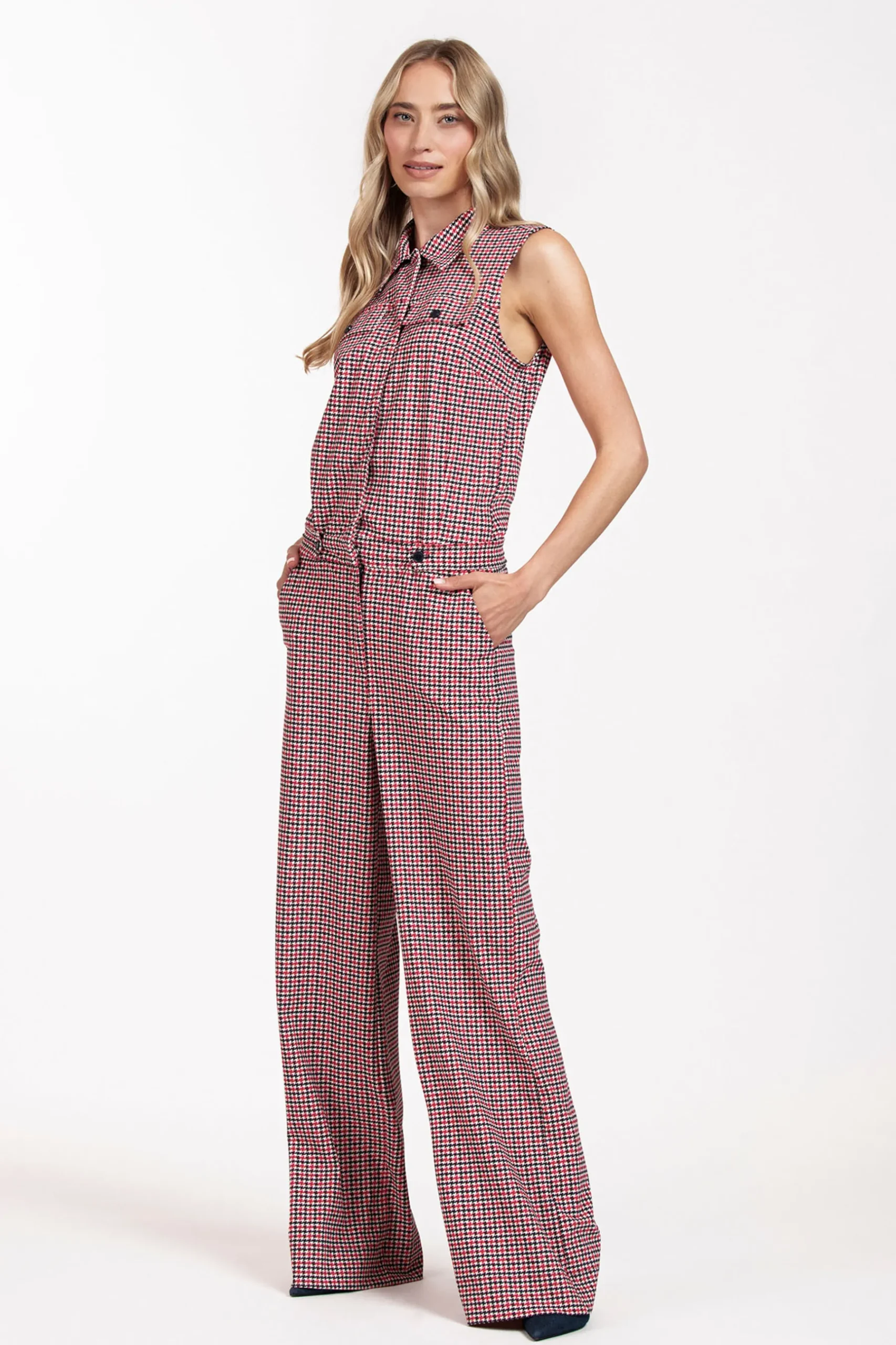 Burnice check jumpsuit -|Studio Anneloes Sale