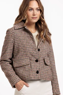 Caddy brushed check coat -|Studio Anneloes Fashion