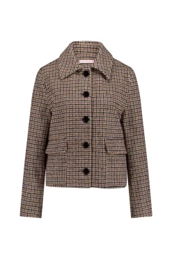 Caddy brushed check coat -|Studio Anneloes Fashion