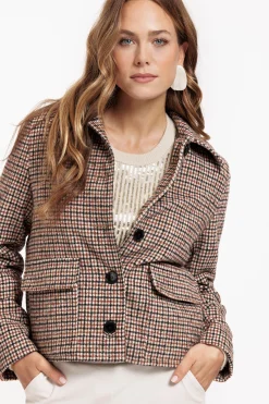 Caddy brushed check coat -|Studio Anneloes Fashion