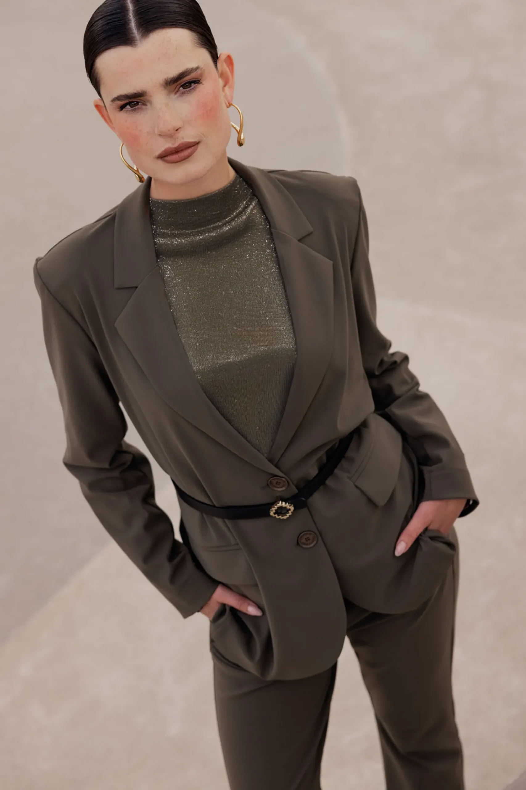 Camille bonded blazer -|Studio Anneloes Best
