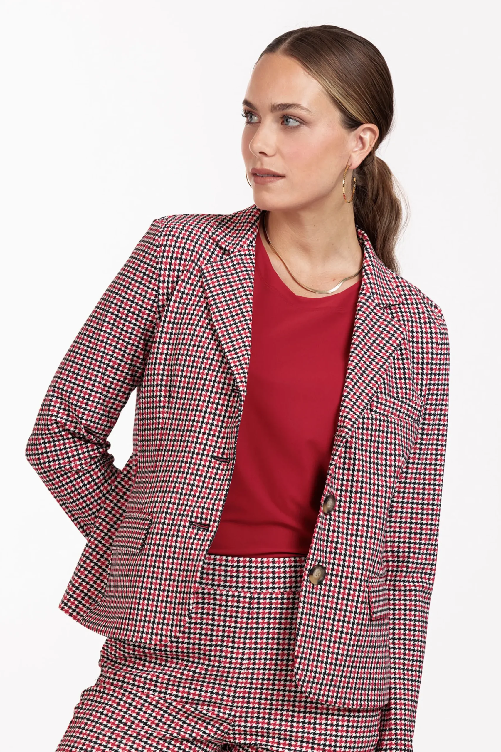 Chant check blazer -|Studio Anneloes Online