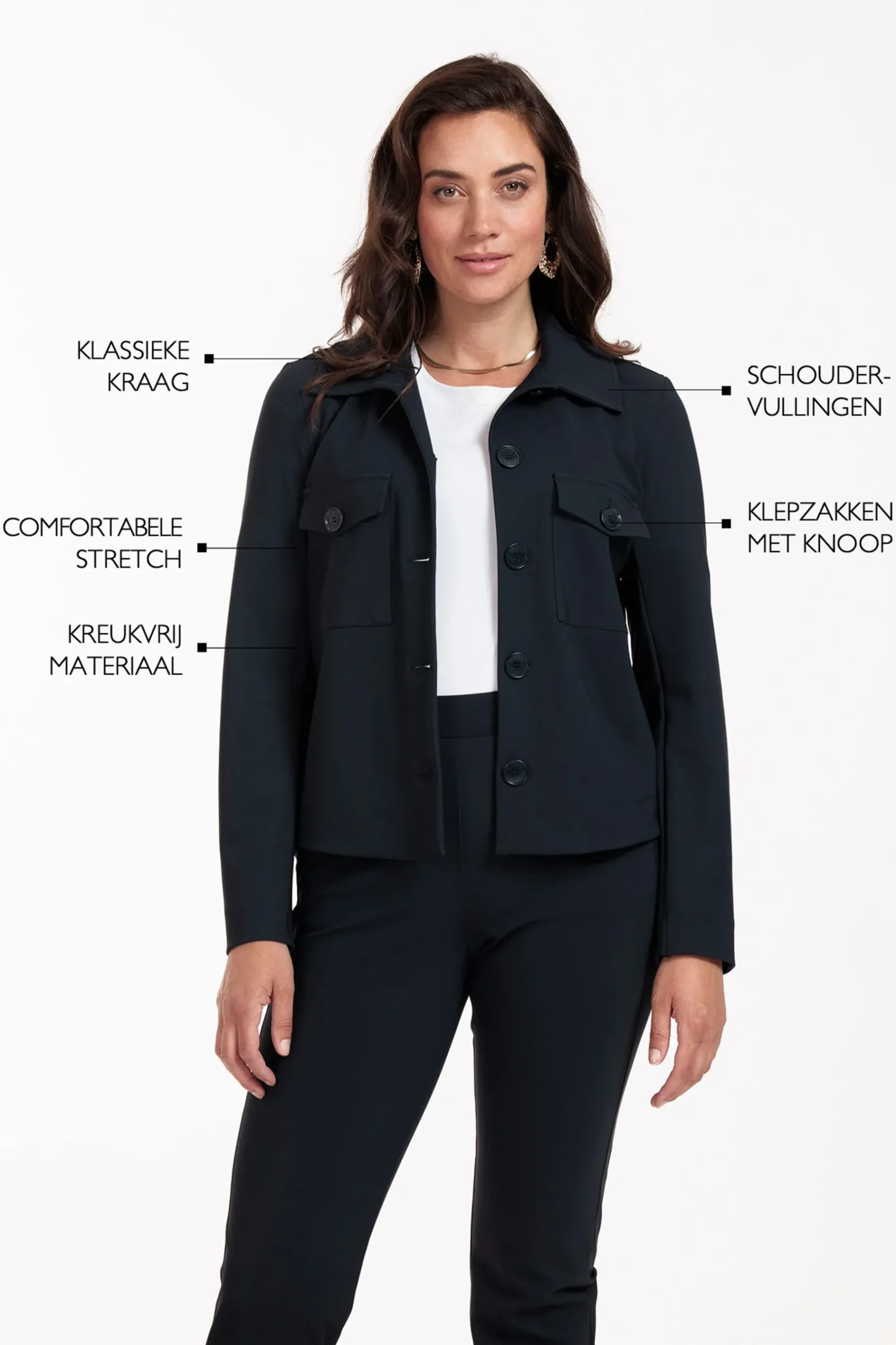 Claire bonded jacket -|Studio Anneloes Outlet