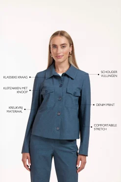 Claire denim jacket -|Studio Anneloes Online