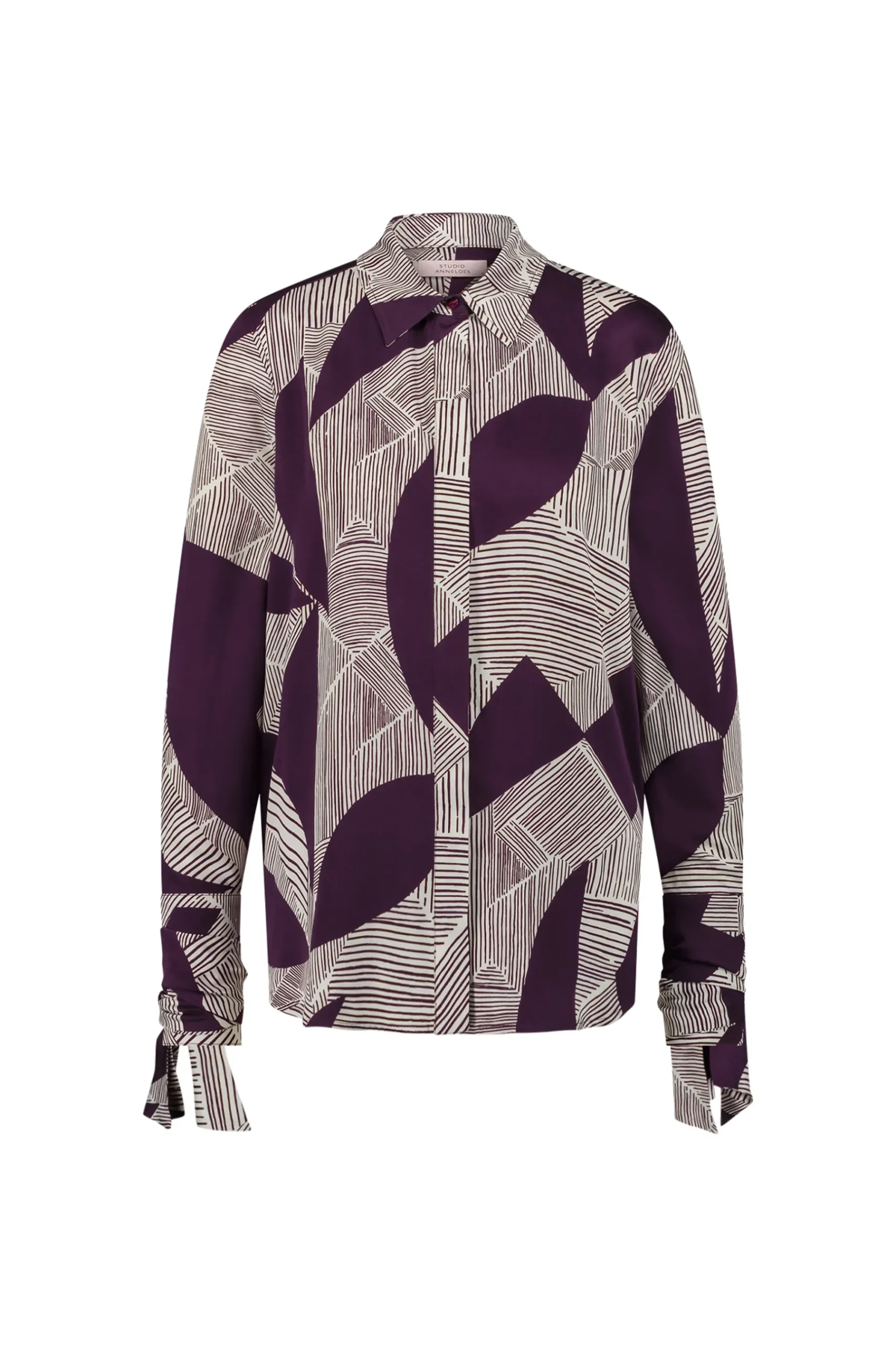 Dana flower stripe blouse -|Studio Anneloes Fashion