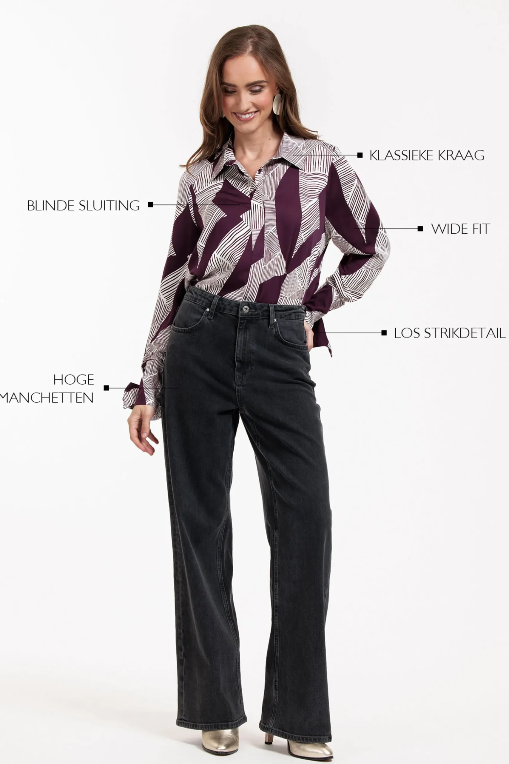 Dana flower stripe blouse -|Studio Anneloes Fashion
