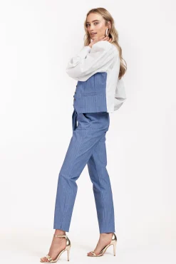 Dean pinstripe trousers -|Studio Anneloes Hot