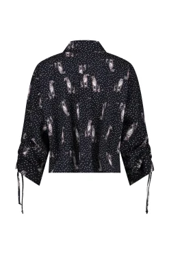 Dionne dot panther blouse -|Studio Anneloes Fashion