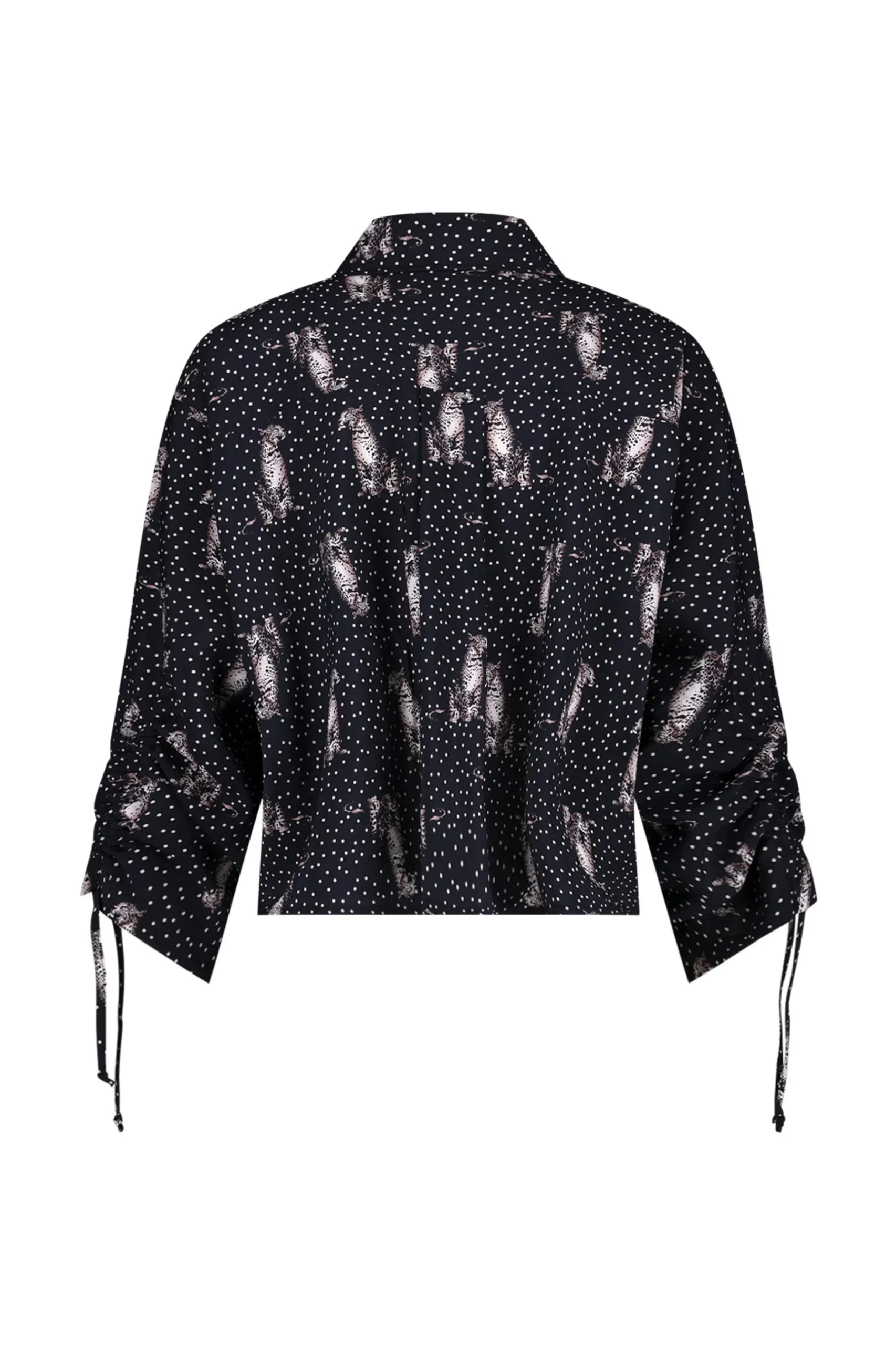 Dionne dot panther blouse -|Studio Anneloes Fashion