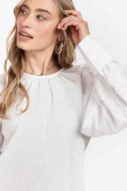 Dori pinstripe blouse -|Studio Anneloes Online