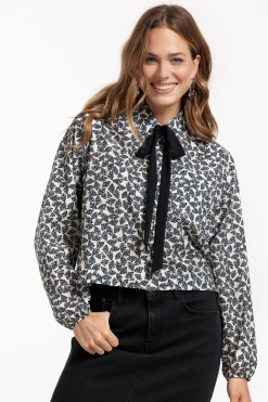 Dottie poplin triangle blouse -|Studio Anneloes Discount