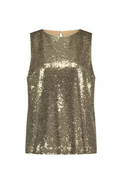 Ebony paillet top -|Studio Anneloes Clearance