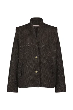 Estella wool herringbone coat -|Studio Anneloes Clearance
