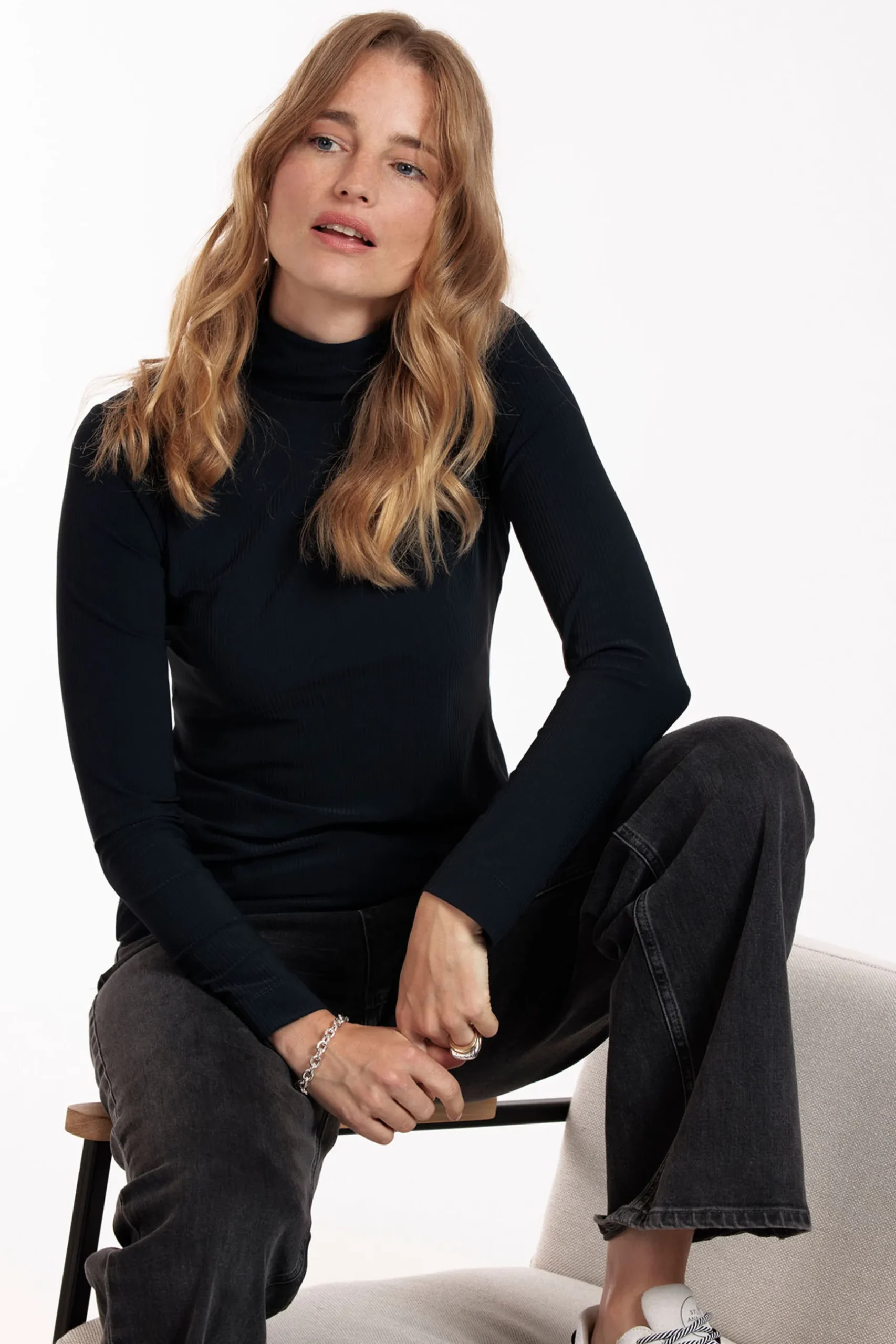 Faith rib col top -|Studio Anneloes Sale