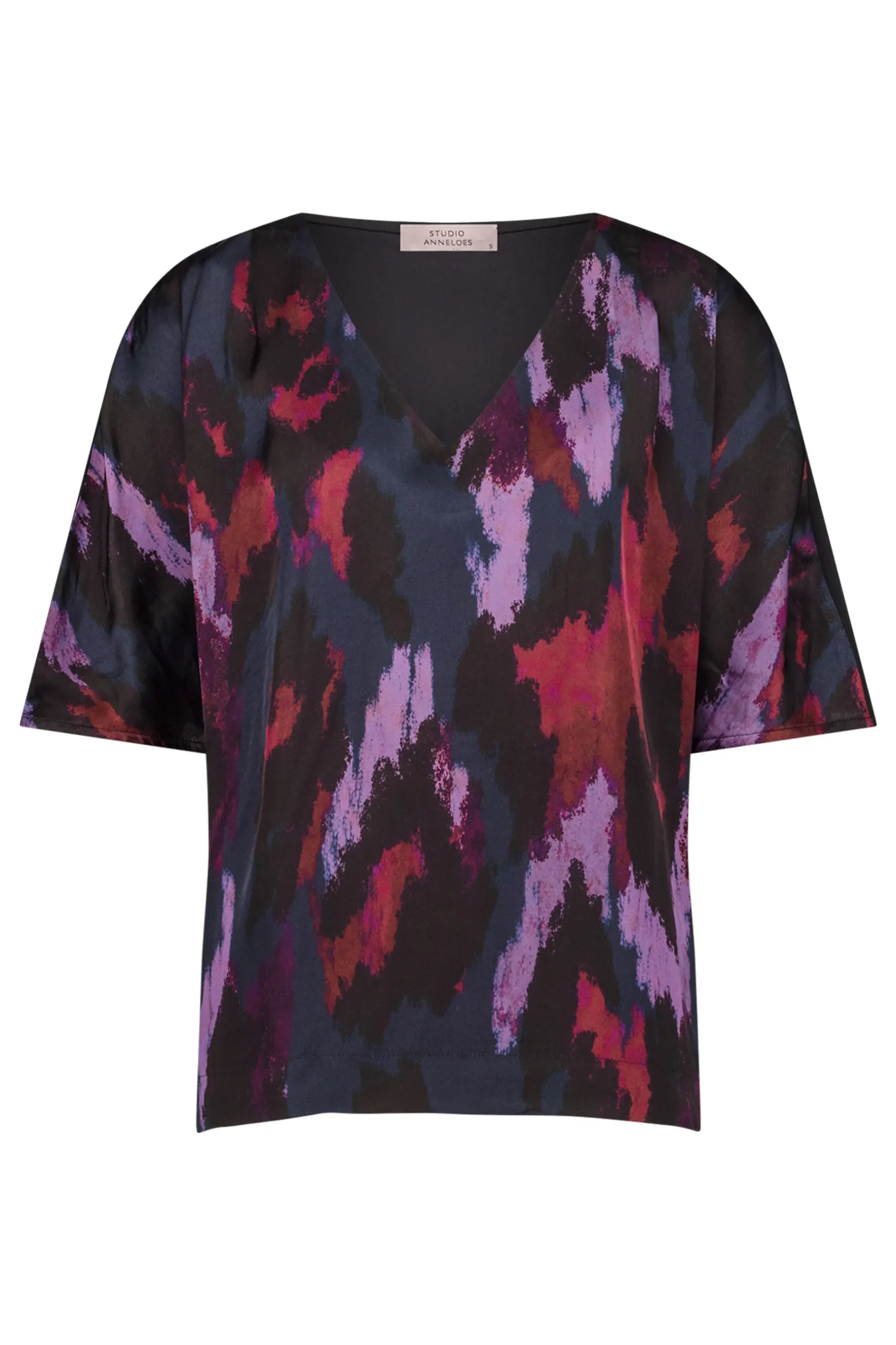 Famous satin leopard top -|Studio Anneloes Hot