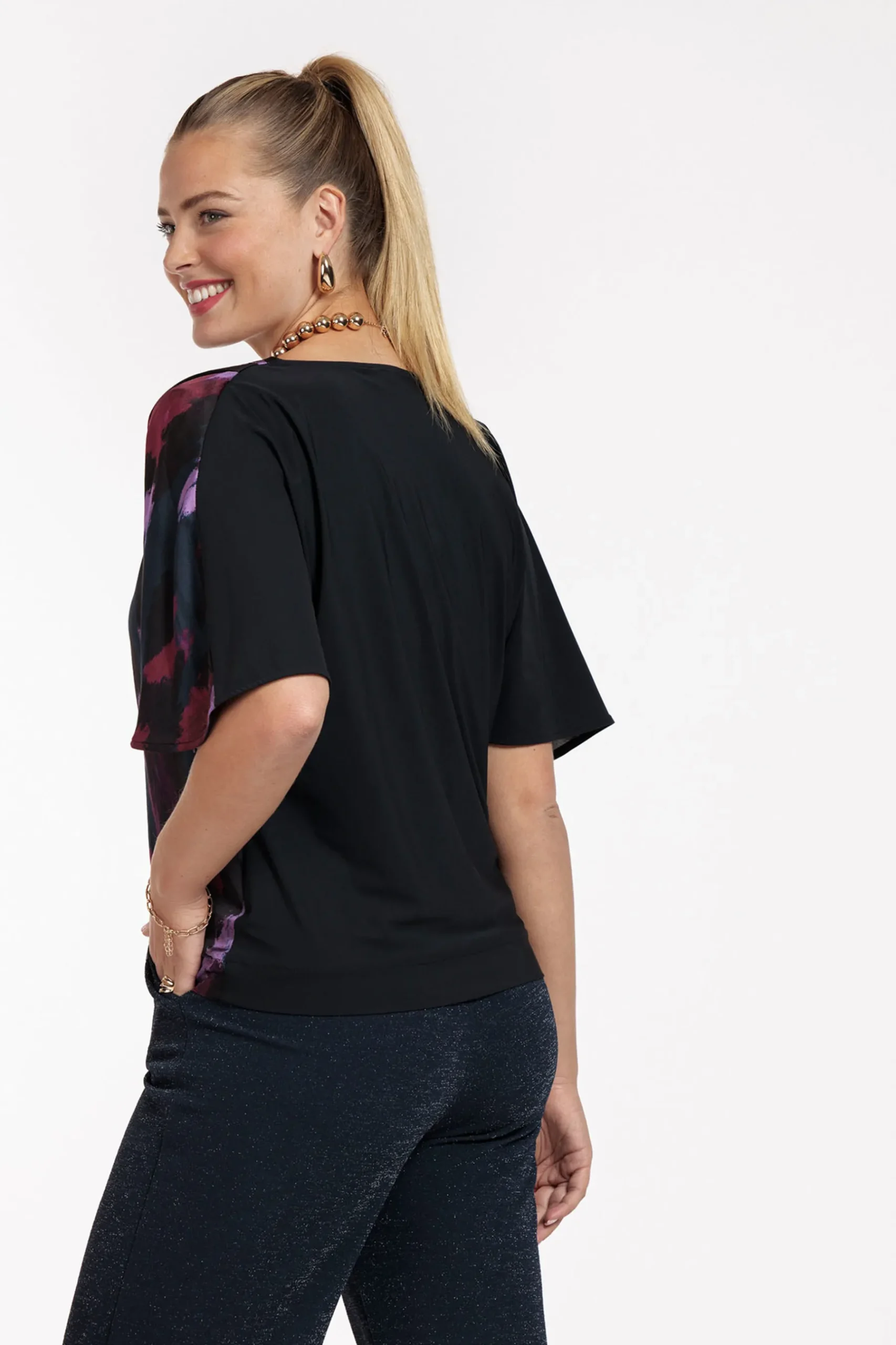 Famous satin leopard top -|Studio Anneloes Hot