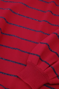 Farah stripe lurex pullover -|Studio Anneloes Hot