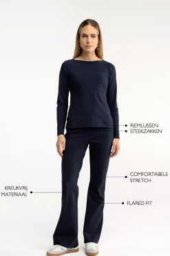Flair bonded trousers -|Studio Anneloes Clearance