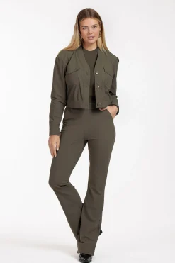 Flair LONG bonded trousers -|Studio Anneloes Sale