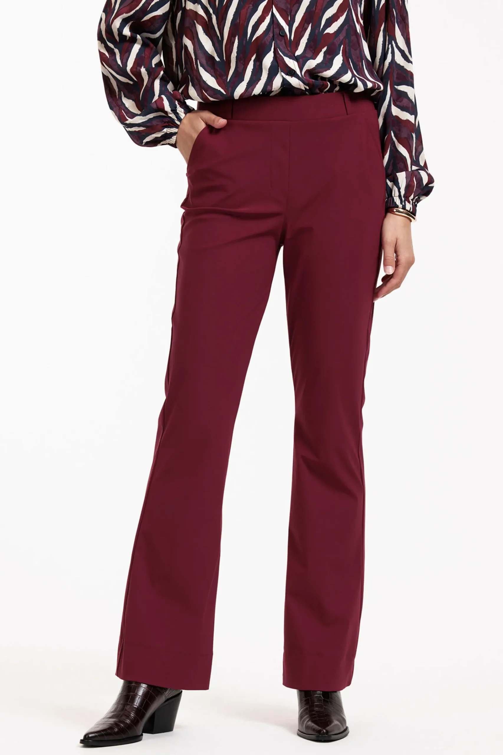 Flair LONG bonded trousers -|Studio Anneloes Discount