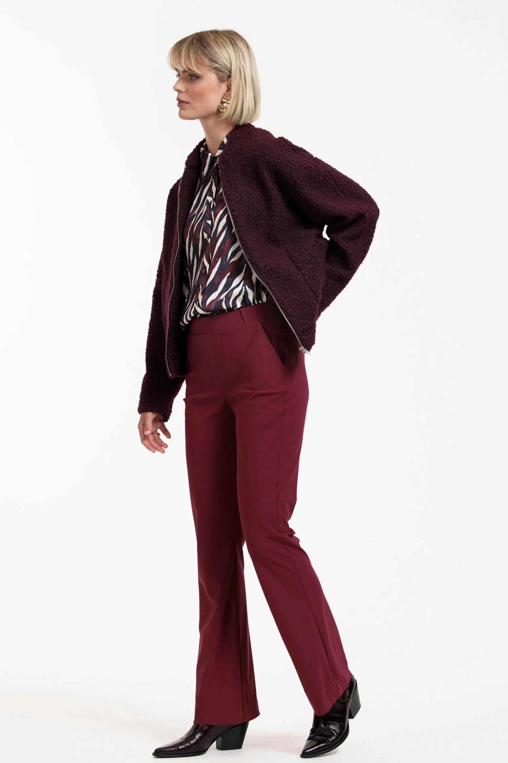 Flair LONG bonded trousers -|Studio Anneloes Discount