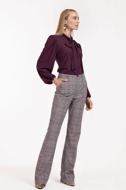 Flair LONG check trousers -|Studio Anneloes Best