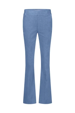 Flair LONG pinstripe trousers -|Studio Anneloes Discount