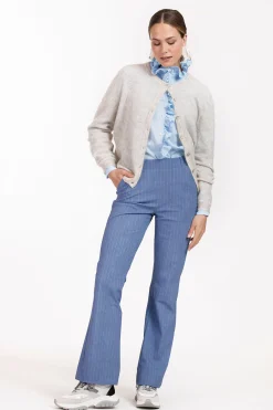 Flair pinstripe trousers -|Studio Anneloes Outlet