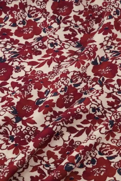 Frances flower satin blouse -|Studio Anneloes Hot