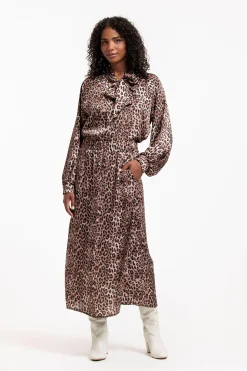 Frances satin animal blouse -|Studio Anneloes Sale
