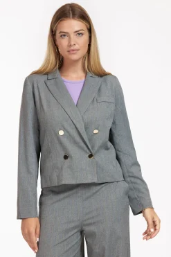 Franky gold stripe blazer -|Studio Anneloes New
