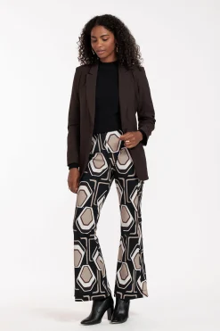 Ginger graphic flair trousers -|Studio Anneloes Best