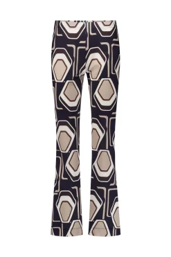 Ginger graphic flair trousers -|Studio Anneloes Best